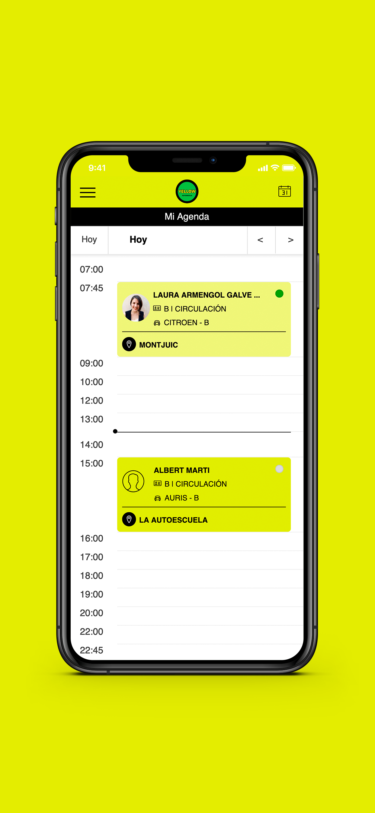 Autoescuela Yellow screenshot 3