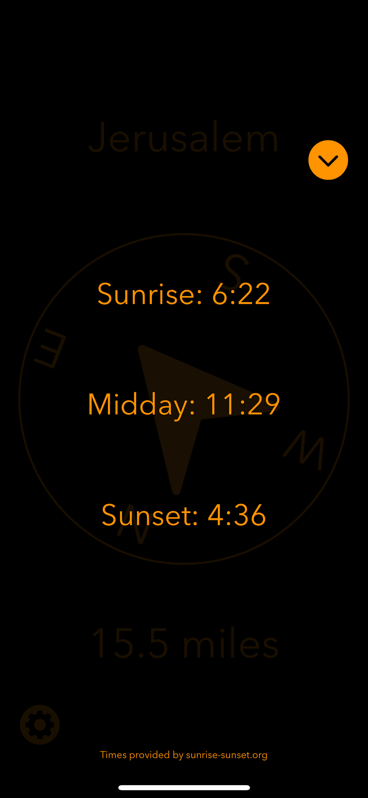 PrayWay: Western Wall Compass screenshot 2