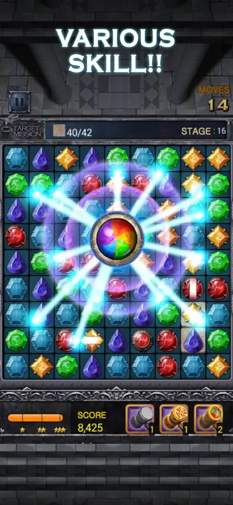 Jewels Dragon Quest - Match 3