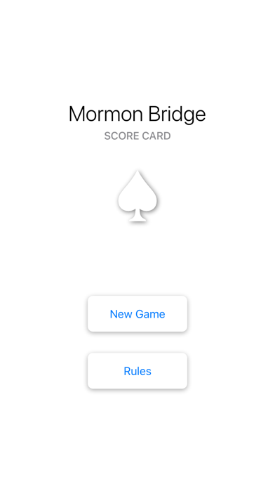 Screenshot #1 pour Mormon Bridge Scorecard