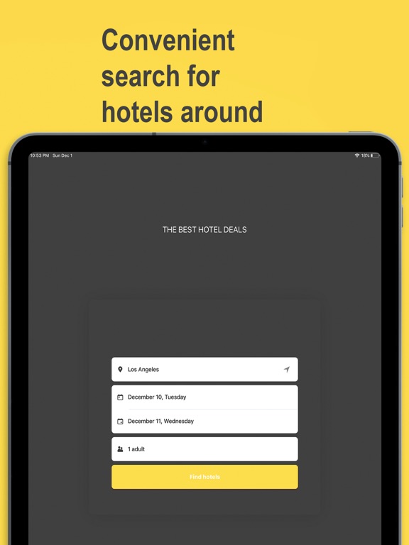 Cheap Flights Airplane Ticket iPad screenshot 5 - Travel app