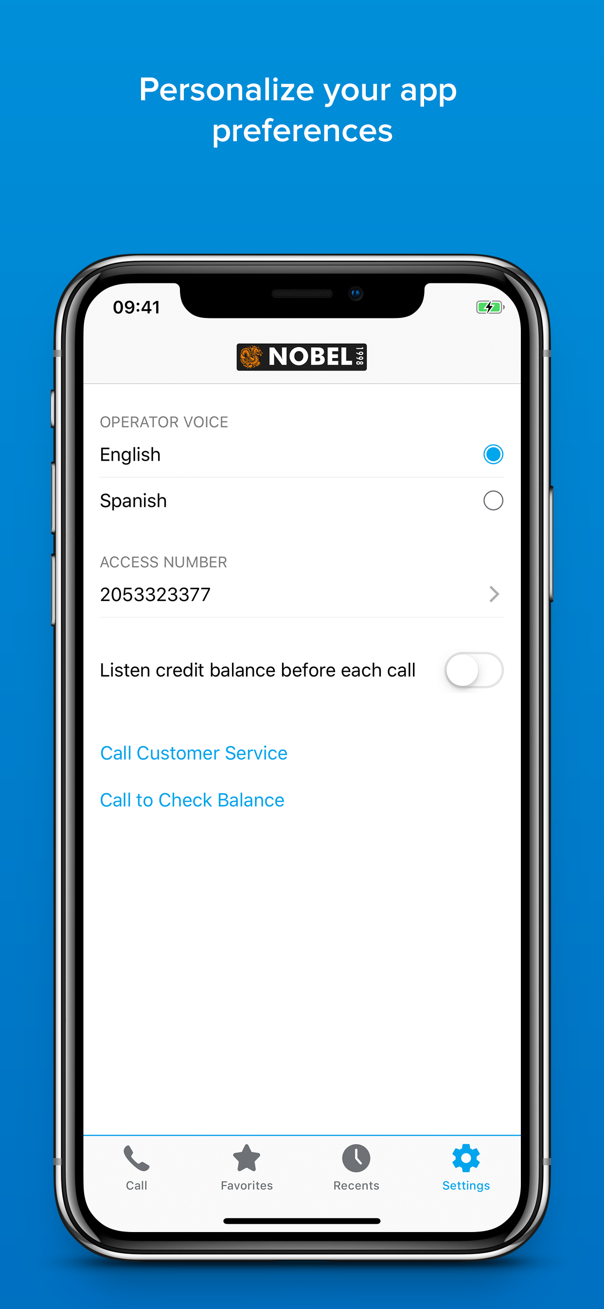 Nobel One Dialer