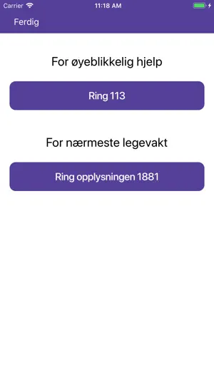 Idrettens skadetelefon screenshot 2