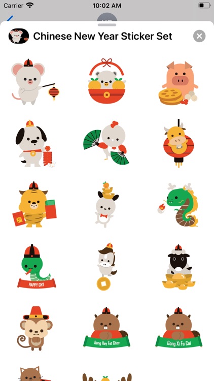 Chinese New Year Stickers