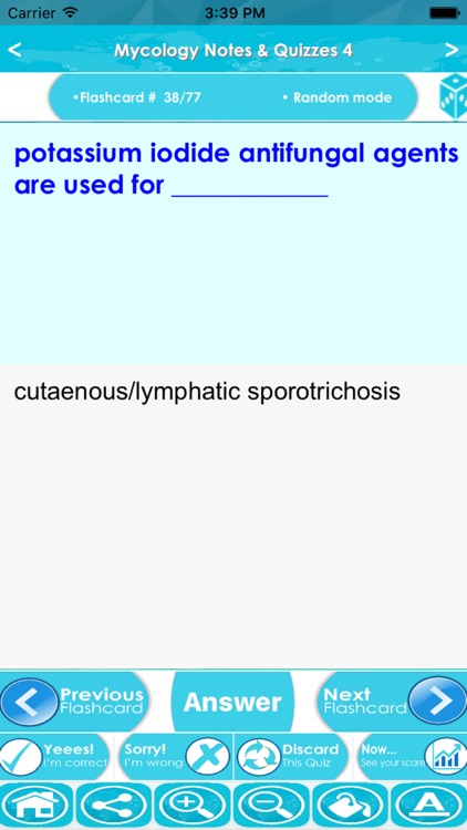 Mycology Exam Review Q&A App screenshot-3