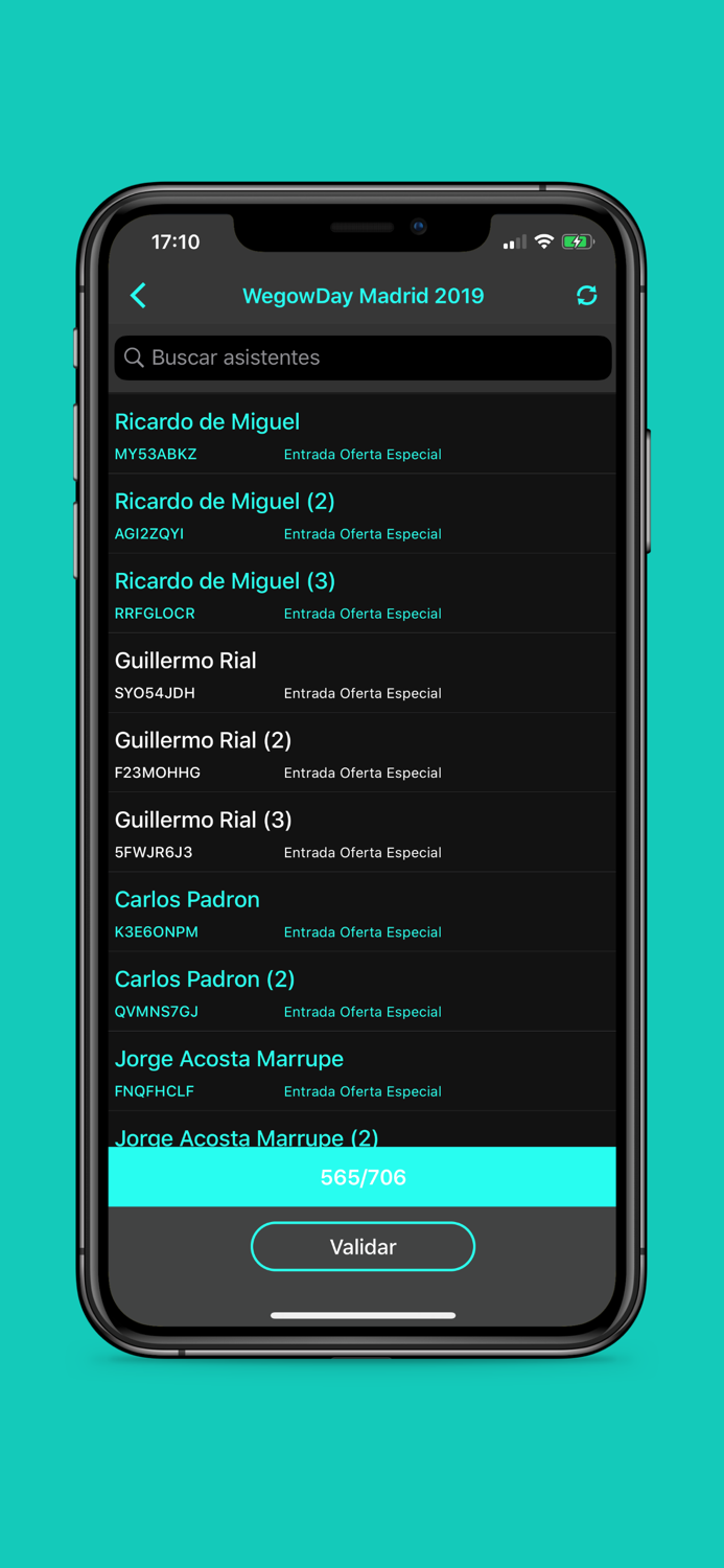WeAccess - Ticket validation