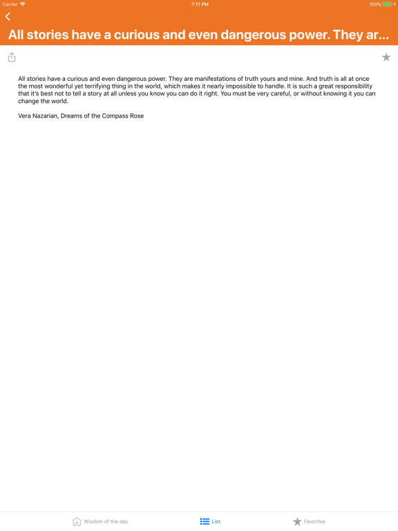 Wisdom of the day iPad screenshot 4 - Book app