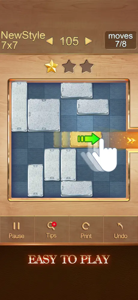 Golden Unblock Puzzle