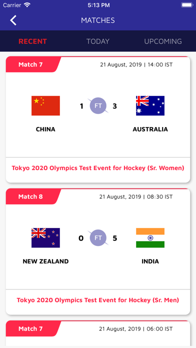 Hockey India Official App Screenshot