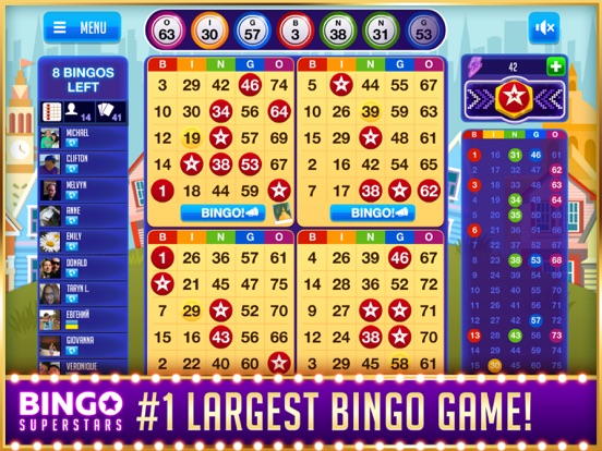 BINGO Superstars™ – Bingo Live iPad app afbeelding 1