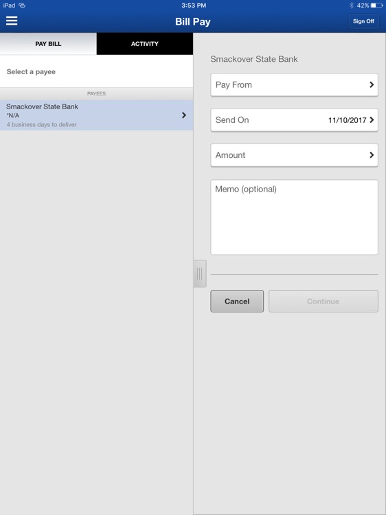 Smackover State Bank for iPad screenshot-3