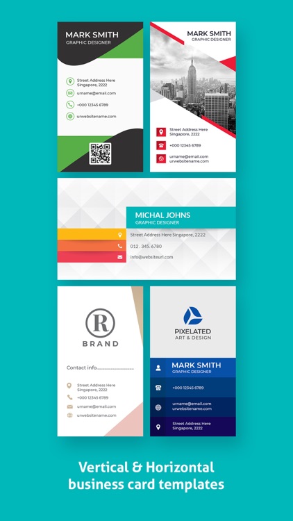 Business Card Maker E-card screenshot-4