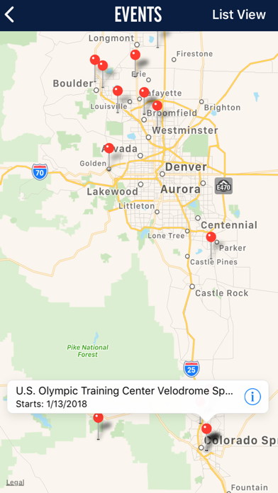 USA Cycling Screenshot