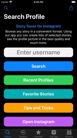 Capture d'écran de Story Saver ∞ sur iPhone 6