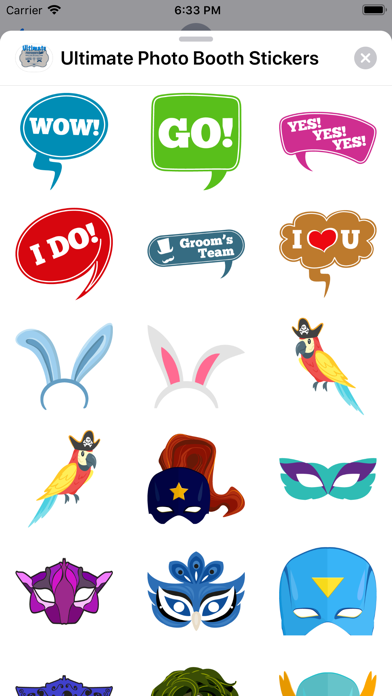 Ultimate Photo Booth Stickers Screenshot