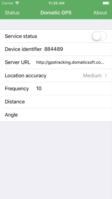 Screenshot #1 pour Domatic GPS tracker