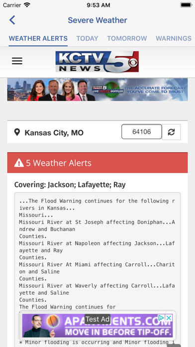 Kansas City Weather Radar KCTVのおすすめ画像4