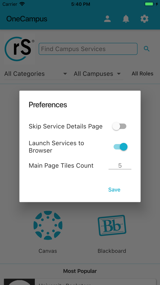 #3. OneCampus App (iOS) 由: TRANSACT COMMUNICATIONS, LLC