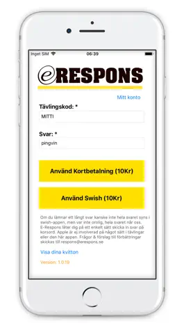 Game screenshot E-Respons apk