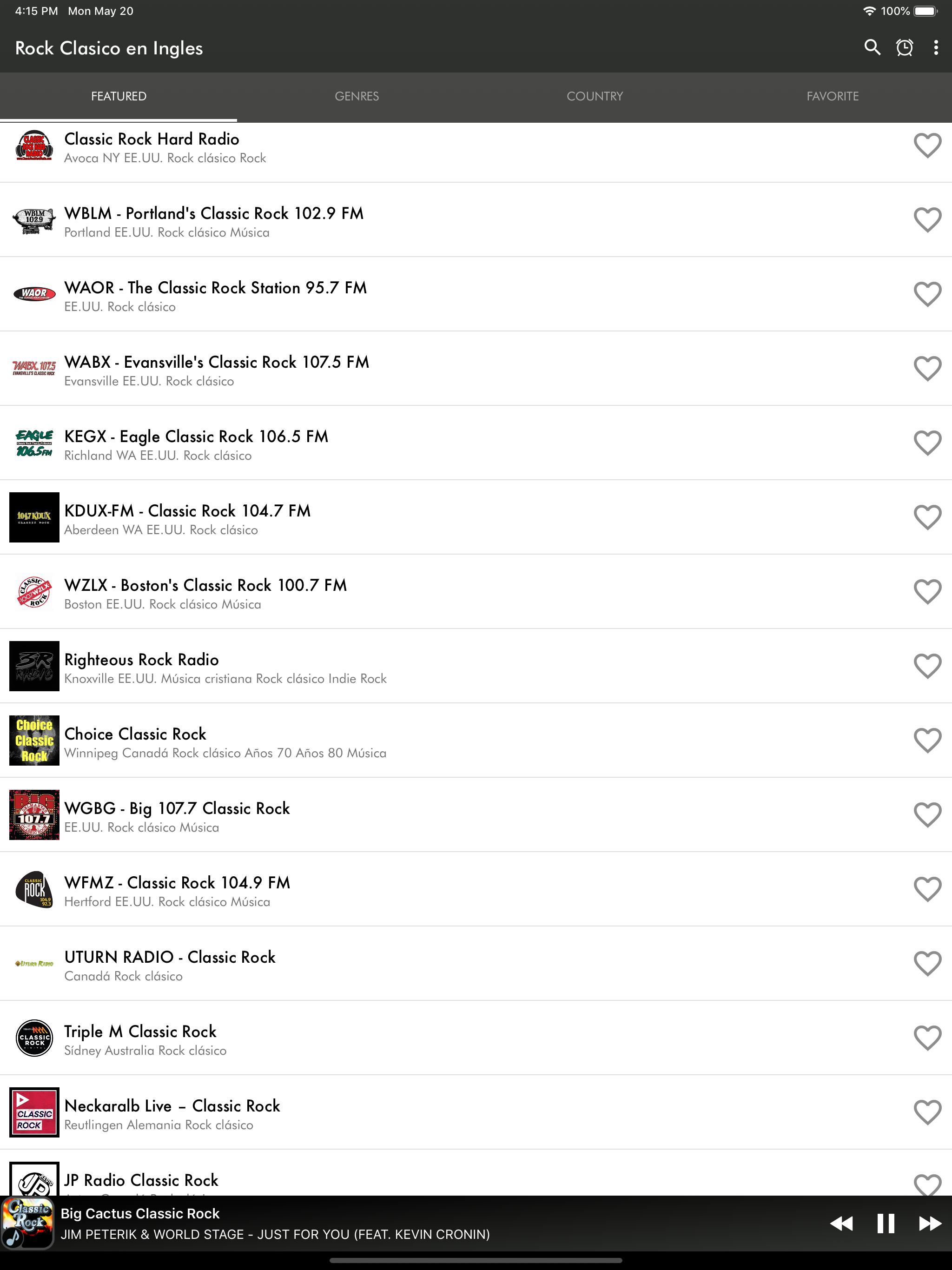 Rock Clasico en Ingles screenshot 5