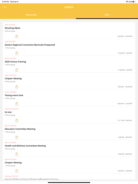 Willingboro Alphas iPad screenshot 5 - Social Networking app