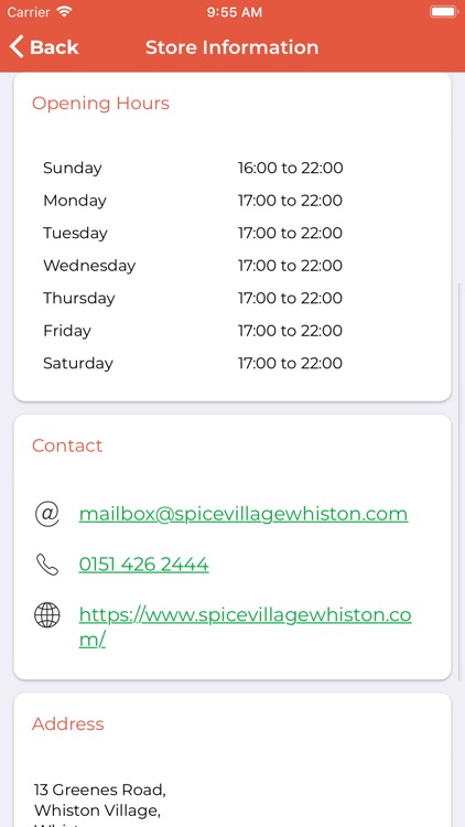 Spice Village Whiston Takeaway