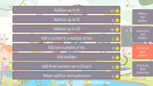 First Grade Math Trainer screenshot 1