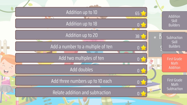 First Grade Math Trainer