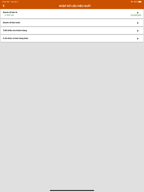 Gold HRM iPad screenshot 9 - Business app