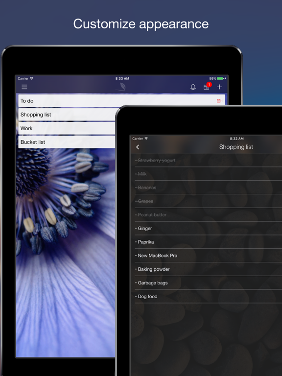 Overstrike: Checklist & To-Do iPad screenshot 5 - Productivity app