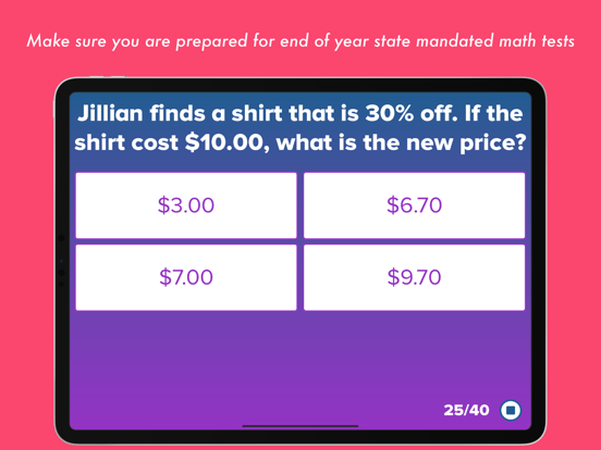Screenshot #4 for 5th Grade Math Testing Prep