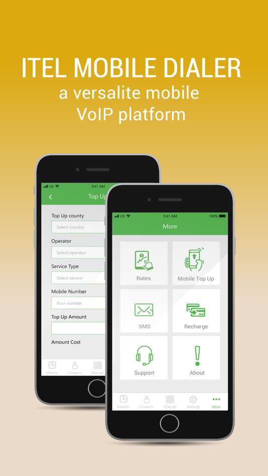 #4. iTel Mobile Dialer. (iOS) 由: REVE Systems (S) Pte. Ltd.