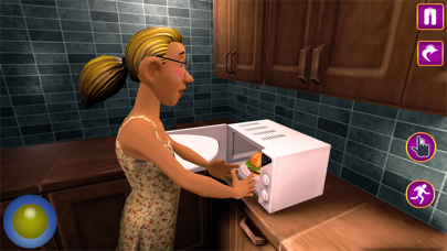 仮想スーパーおばあちゃんの3Dゲームのおすすめ画像2
