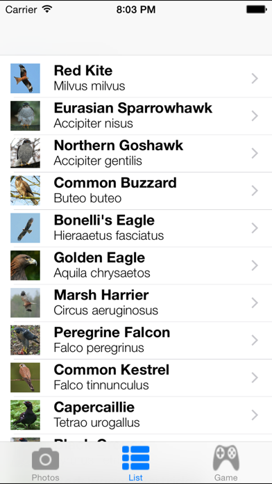 Screenshot #3 pour Birds Songs App, ornithology