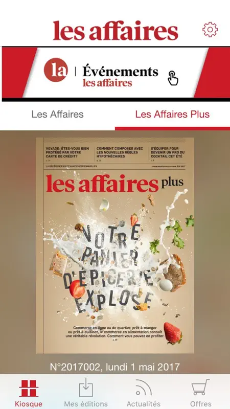 Les Affaires screenshot 2 of 4