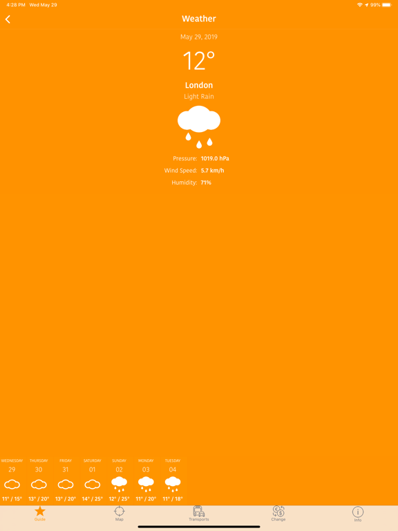 London Map and Travel Guide iPad screenshot 9 - Travel app