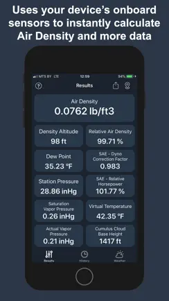 Air Density & Altitude: AirLab iPhone image 1