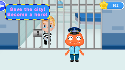 Kids Police Car Driving Game Screenshot