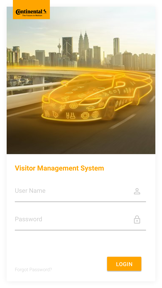 Continental Visitor Management screenshot