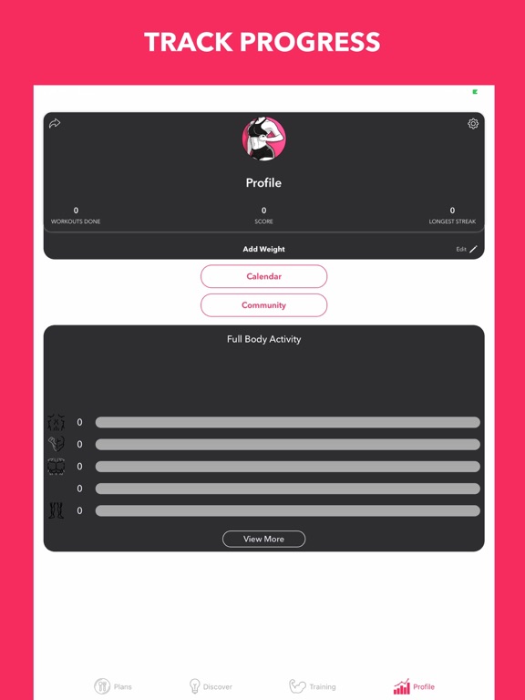 Easy Home Workout Women NO GYM iPad screenshot 10 - Health & Fitness app