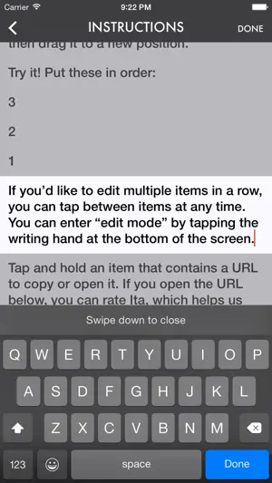 Ita — A List-Making App screenshot 3