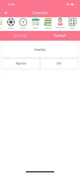 Game screenshot Spanish-Turkish Dictionary hack