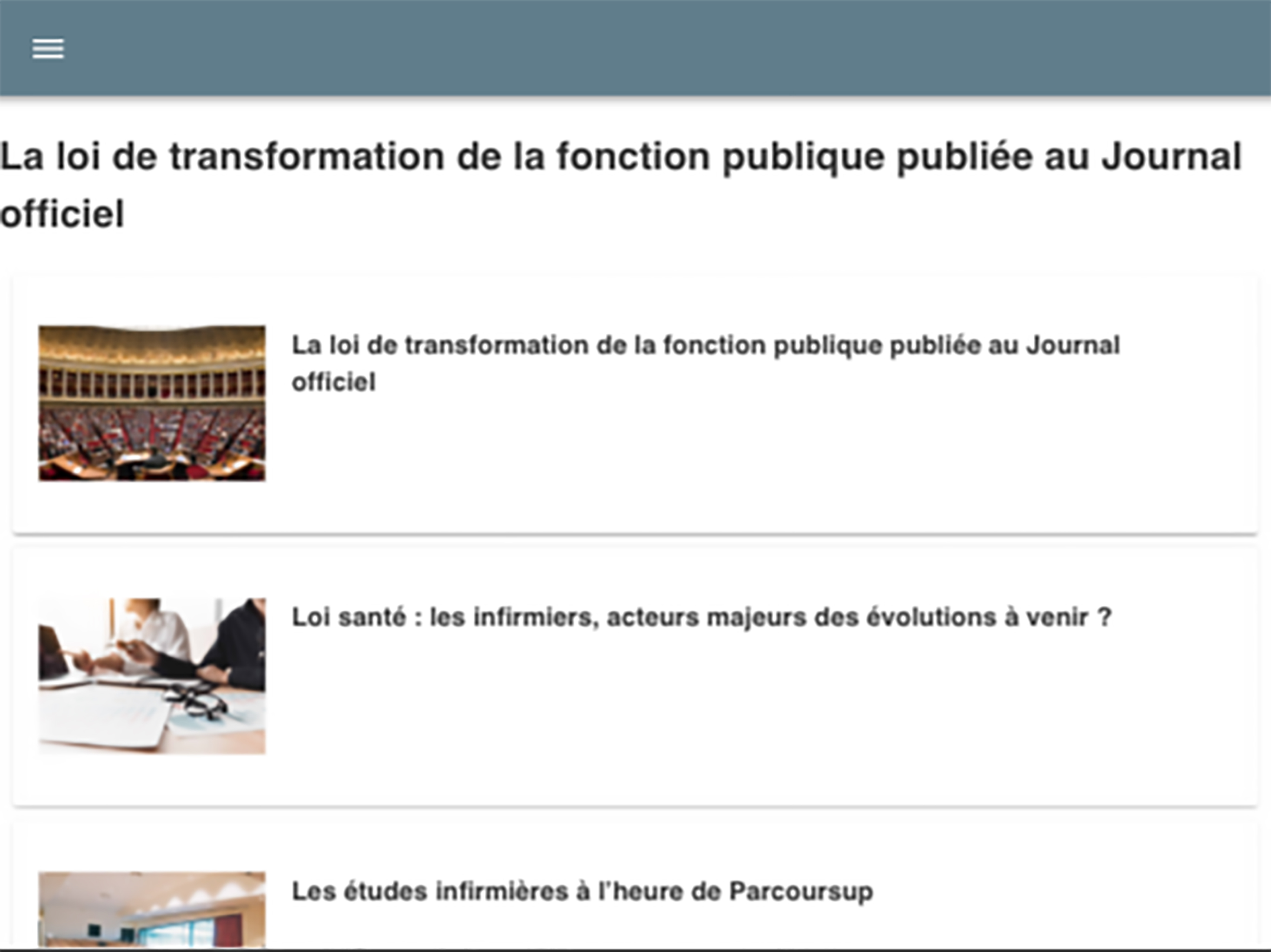ActuSoins actualité infirmière