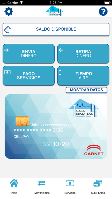 Casa Mazatlán Tarjeta Screenshot