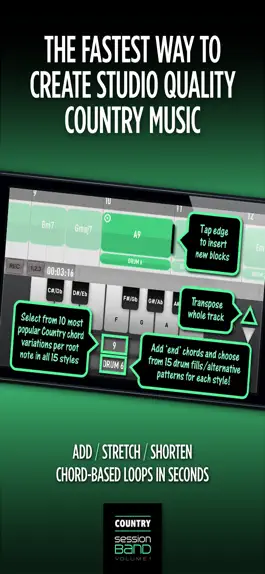 Game screenshot SessionBand Country 1 apk