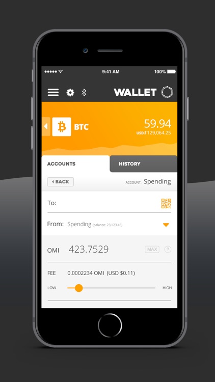 ECOMI Secure Wallet