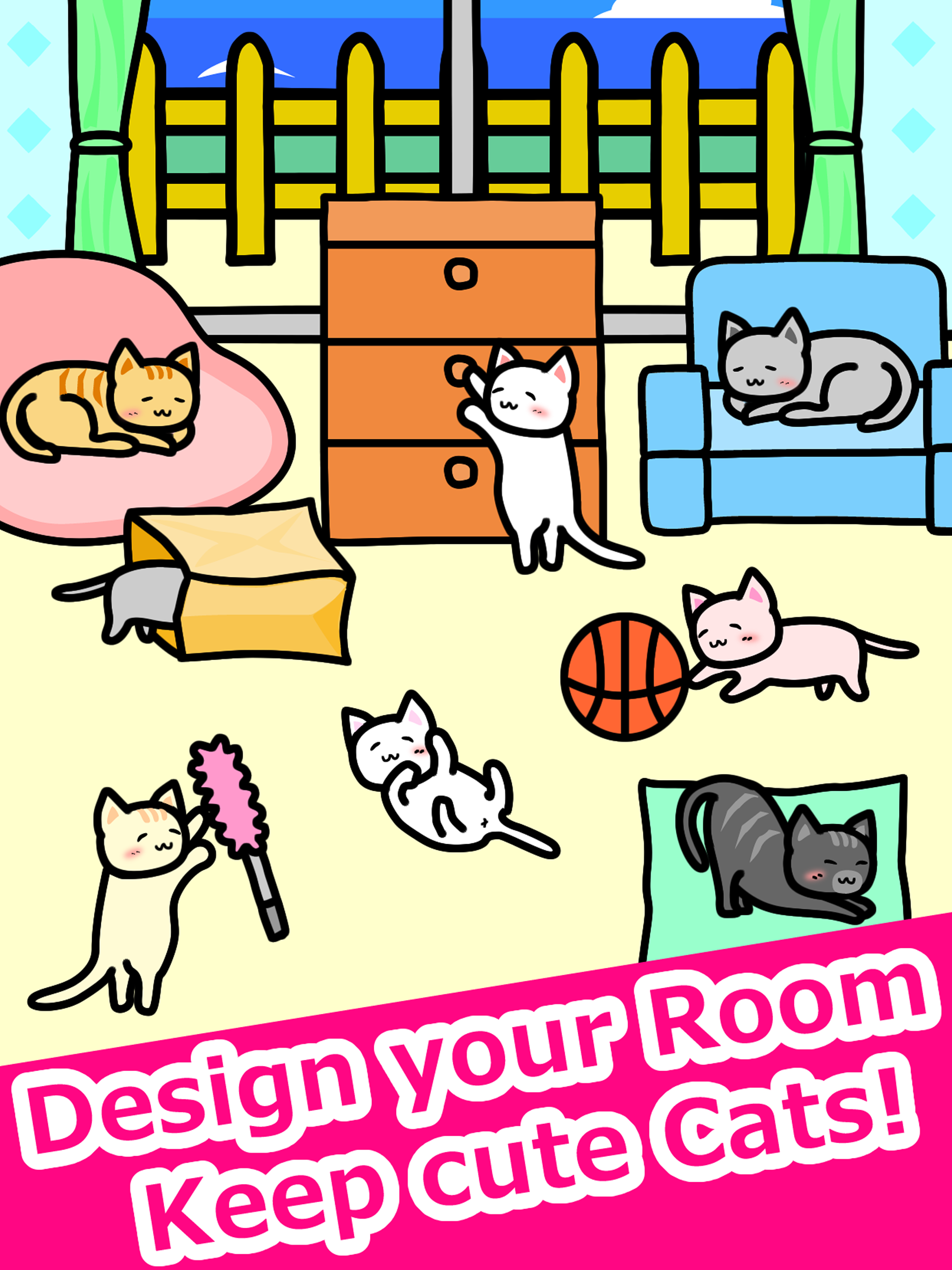 Life with Cats - relaxing game