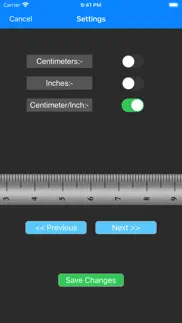 measure ruler - length scale iphone screenshot 2