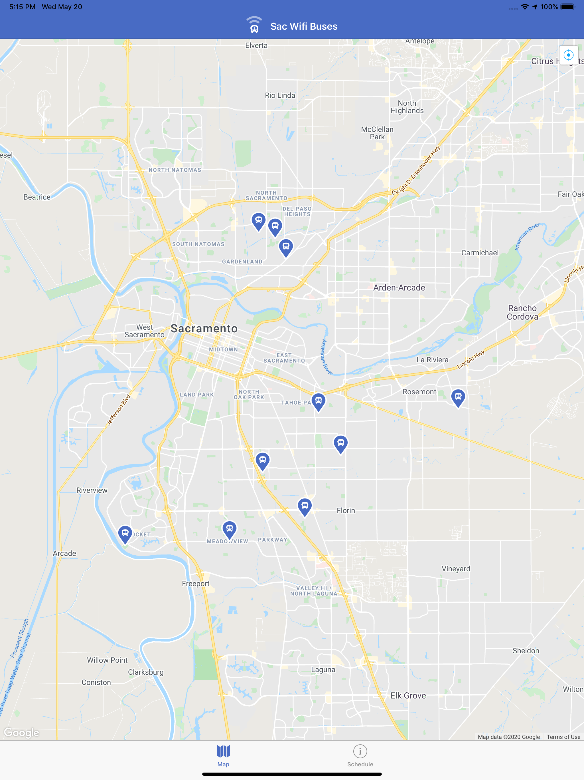 Wifi Bus Sacramento screenshot 3