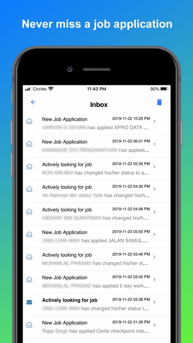 OSP Employer Screenshot